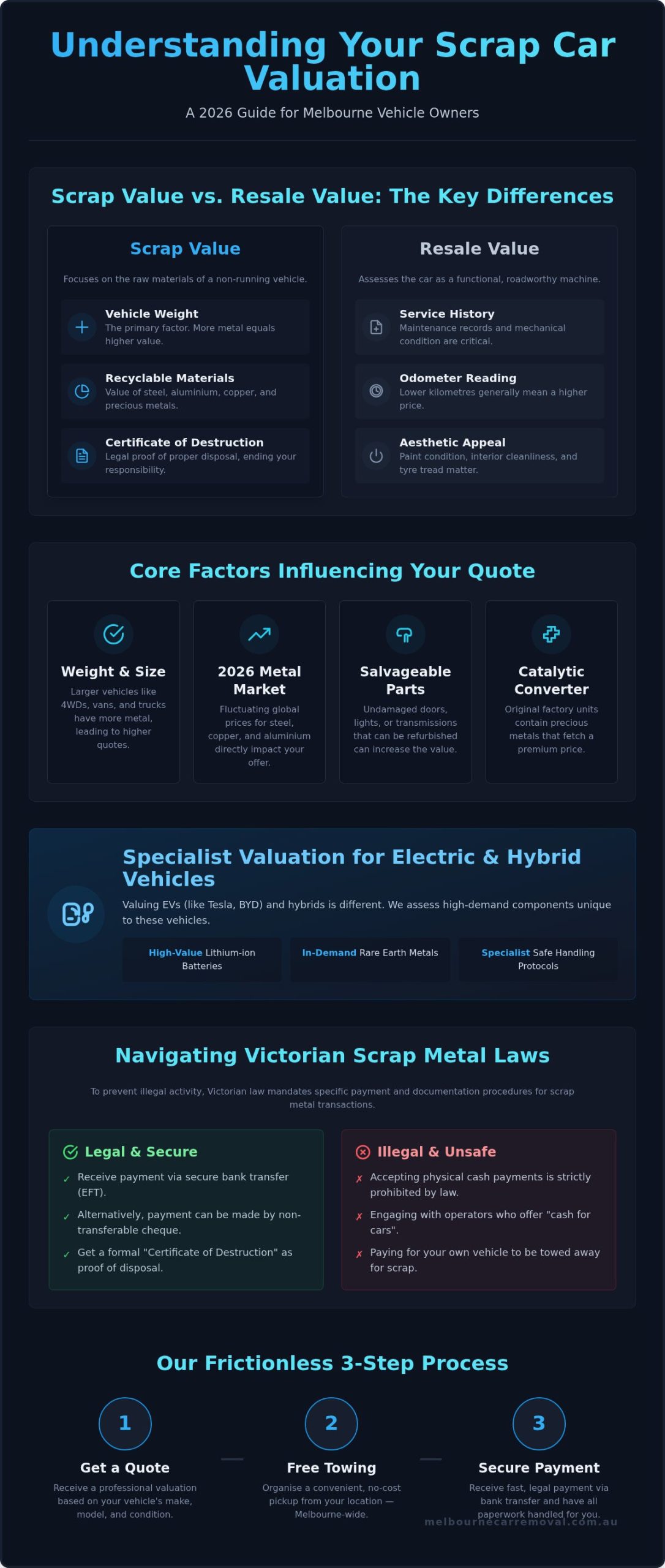 Scrap Car Valuation Melbourne: Get the Best Cash Price in 2026
